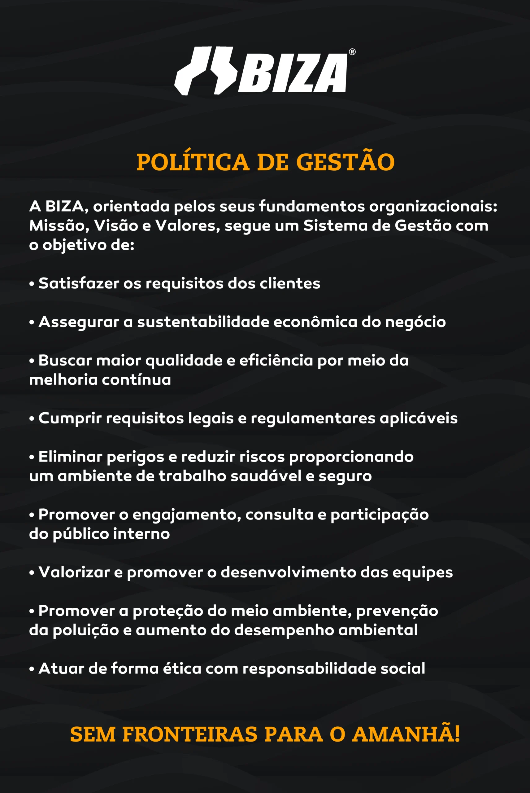 Política de Gestão Biza